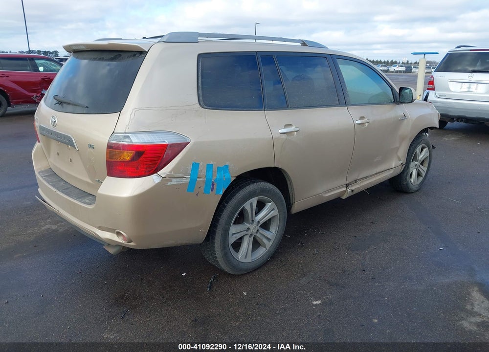 2008 TOYOTA HIGHLANDER SPORT VIN: JTEES43A782043306