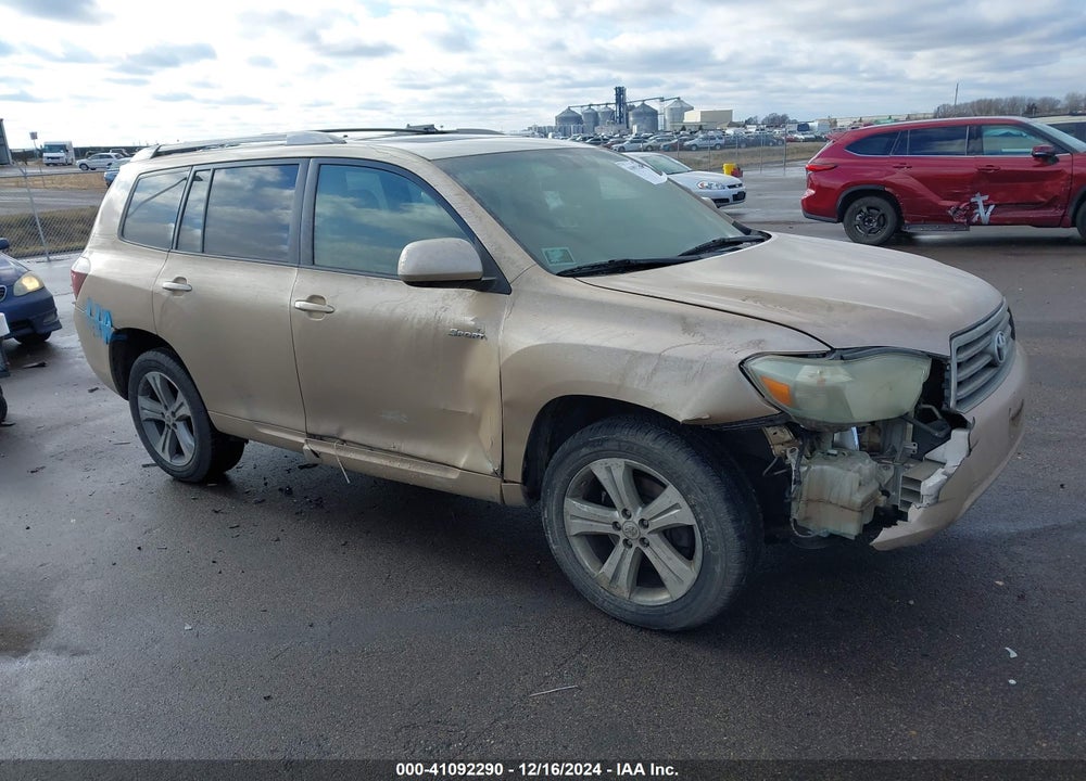 2008 TOYOTA HIGHLANDER SPORT VIN: JTEES43A782043306