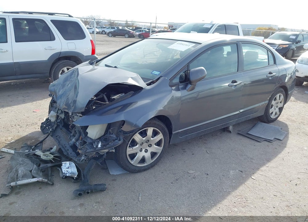 2010 HONDA CIVIC LX VIN: 2HGFA1F57AH500185