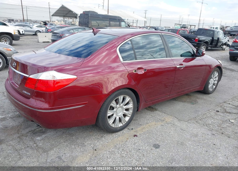 2009 HYUNDAI GENESIS 3.8 VIN: KMHGC46E29U048763