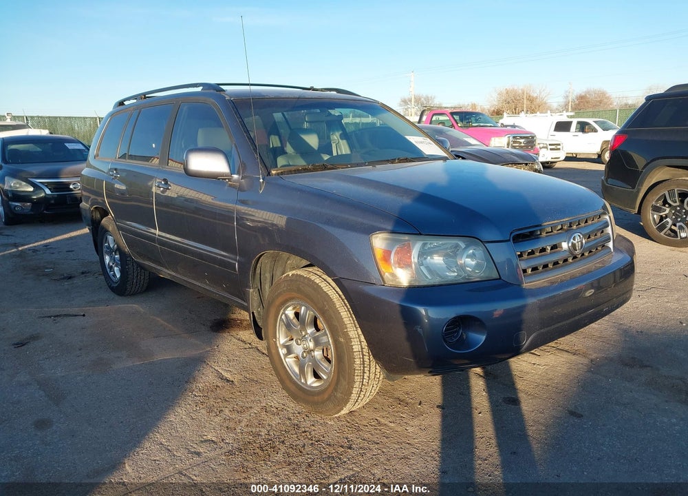 2006 TOYOTA HIGHLANDER V6 VIN: JTEGP21A860110523
