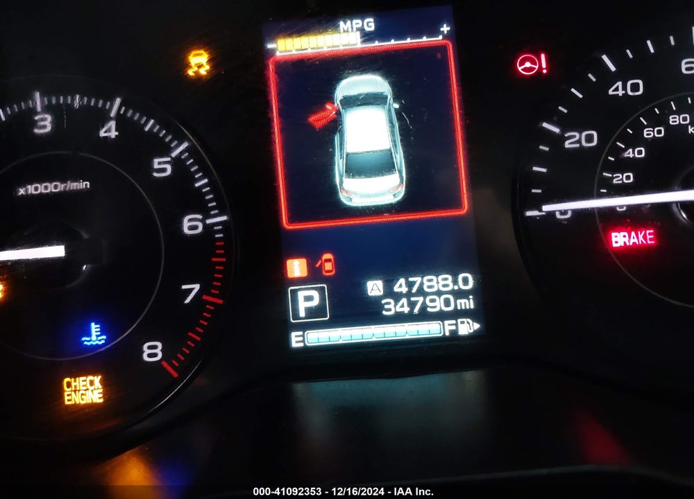 2023 SUBARU IMPREZA VIN: 4S3GKAB60P3600929