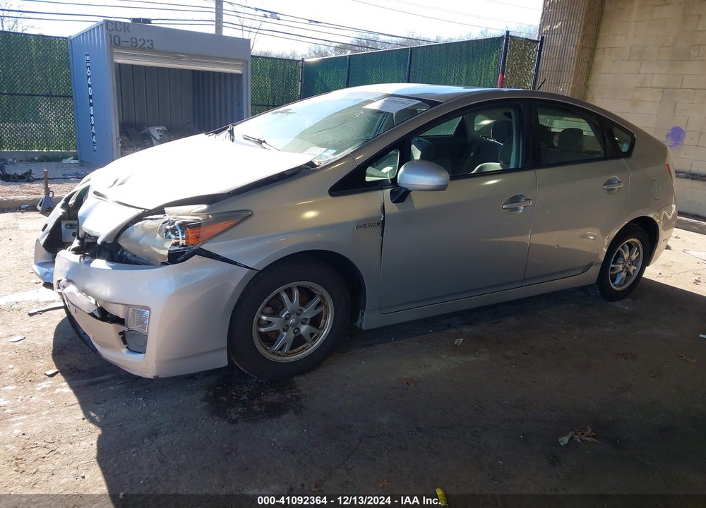 2011 TOYOTA PRIUS TWO VIN: JTDKN3DU7B1368651