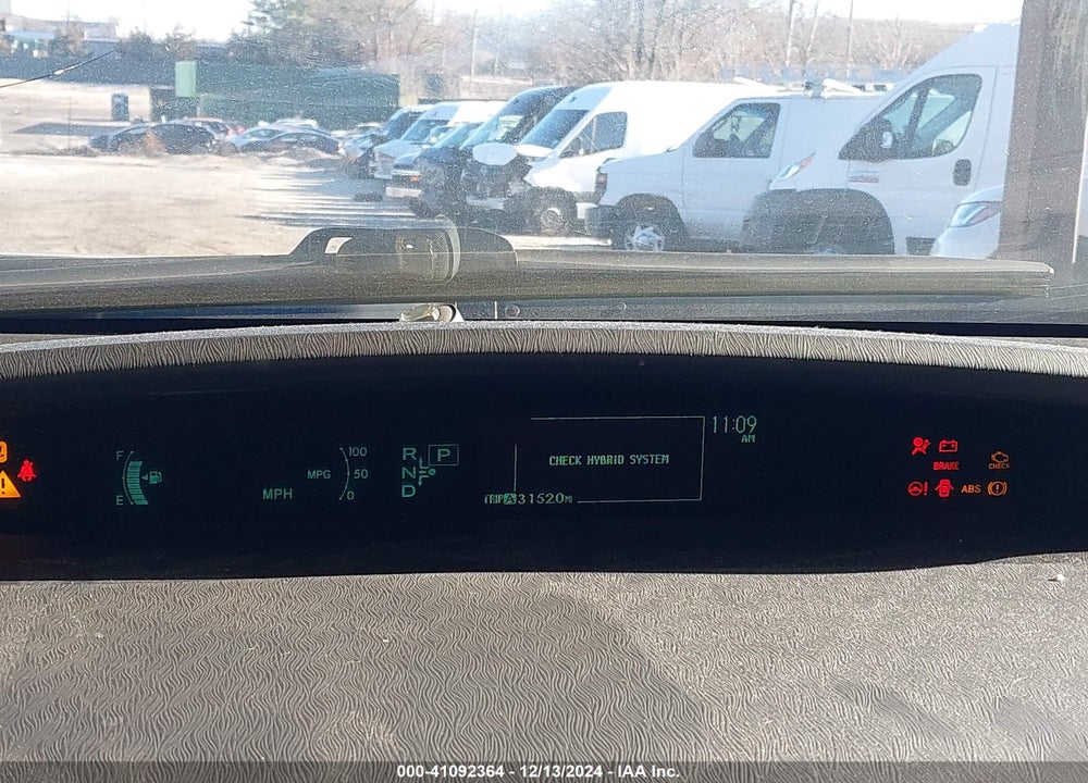 2011 TOYOTA PRIUS TWO VIN: JTDKN3DU7B1368651