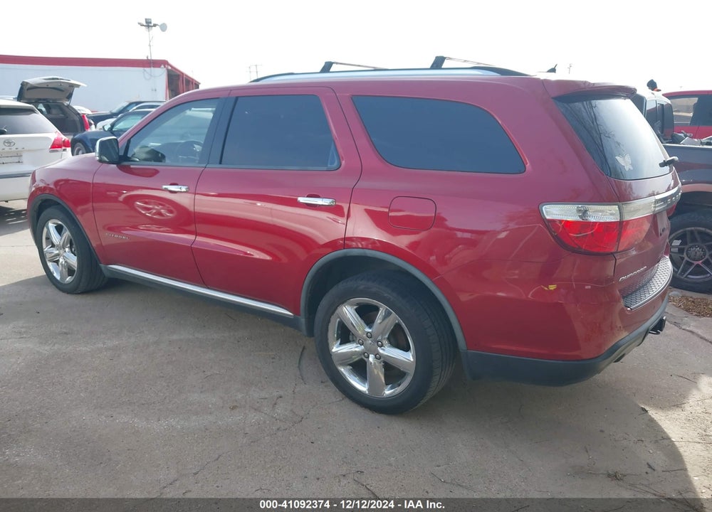 2011 DODGE DURANGO CITADEL VIN: 1D4SD5GT0BC681825