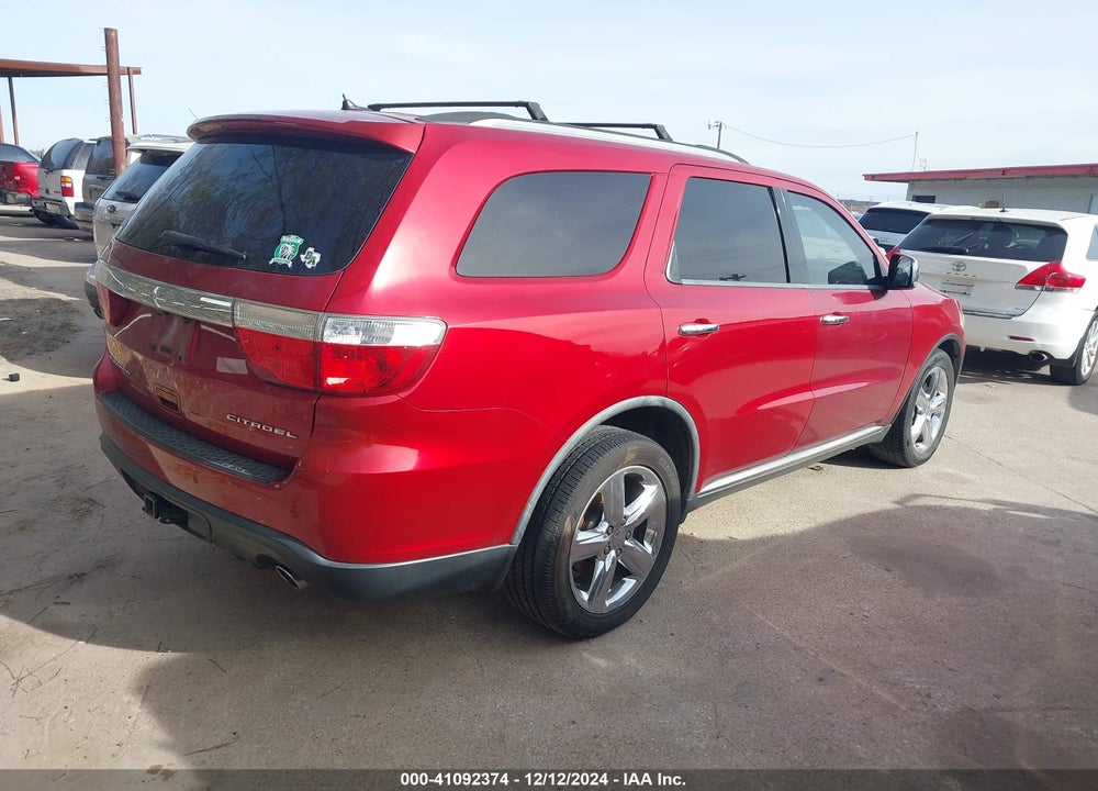 2011 DODGE DURANGO CITADEL VIN: 1D4SD5GT0BC681825