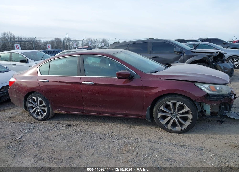 2013 HONDA ACCORD SPORT VIN: 1HGCR2F53DA238654
