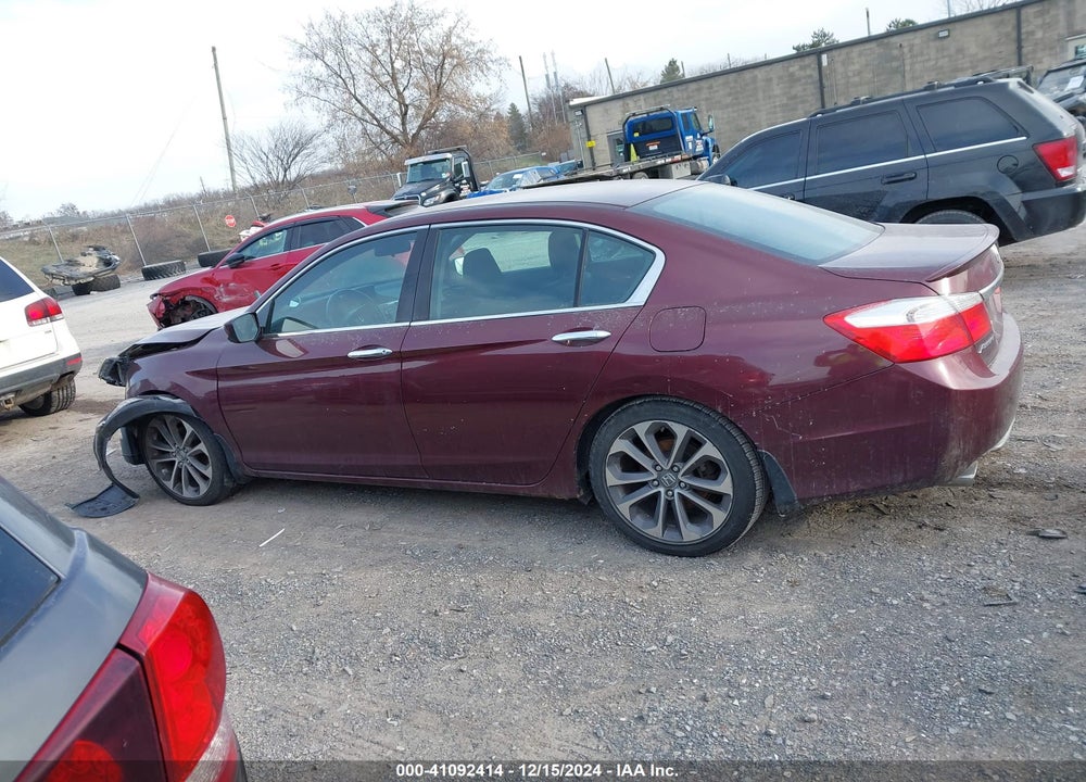 2013 HONDA ACCORD SPORT VIN: 1HGCR2F53DA238654