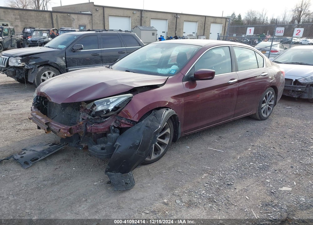 2013 HONDA ACCORD SPORT VIN: 1HGCR2F53DA238654