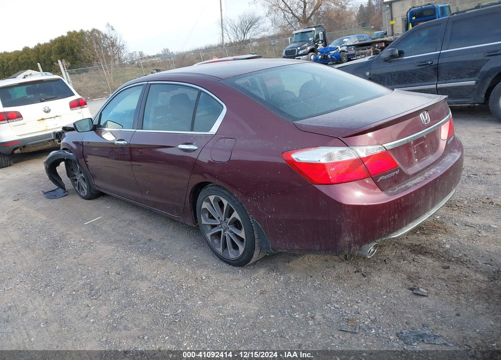 2013 HONDA ACCORD SPORT VIN: 1HGCR2F53DA238654