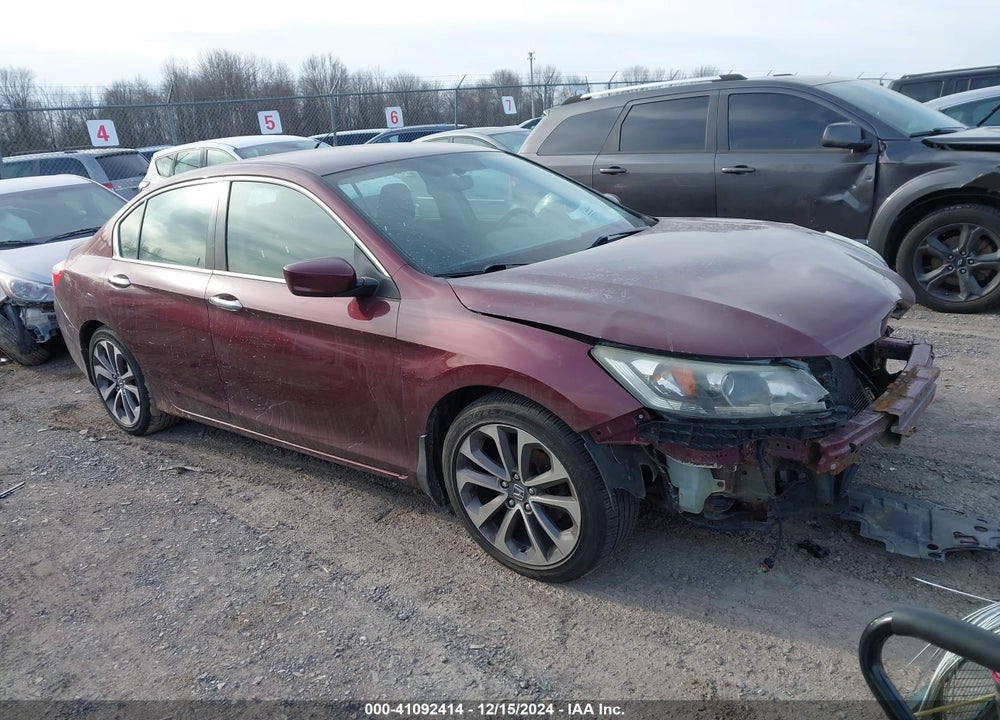 2013 HONDA ACCORD SPORT VIN: 1HGCR2F53DA238654