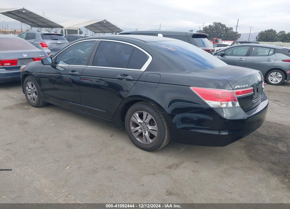 2012 HONDA ACCORD 2.4 SE VIN: 1HGCP2F60CA049053