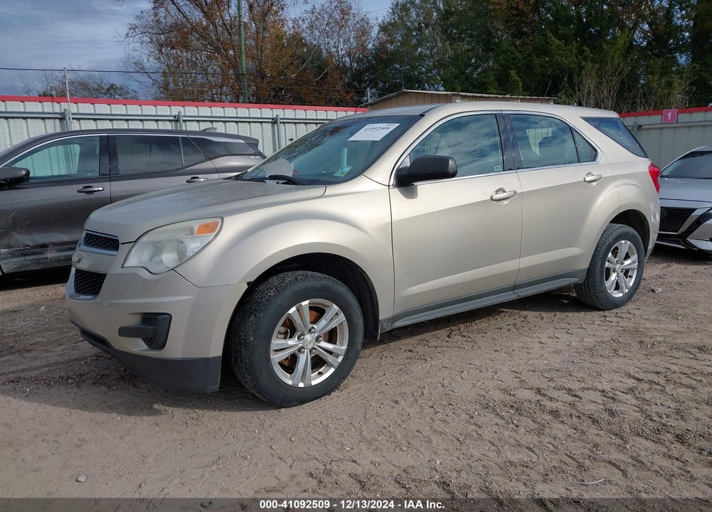 2012 CHEVROLET EQUINOX LS VIN: 2GNALBEK8C1173220
