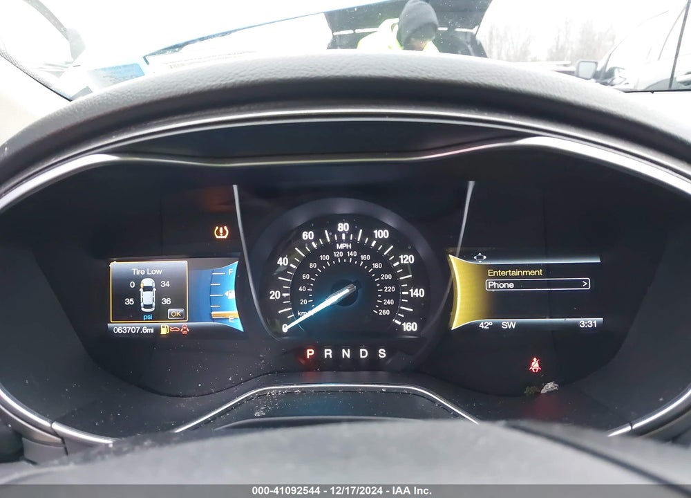 2017 FORD FUSION SE VIN: 3FA6P0T99HR173808