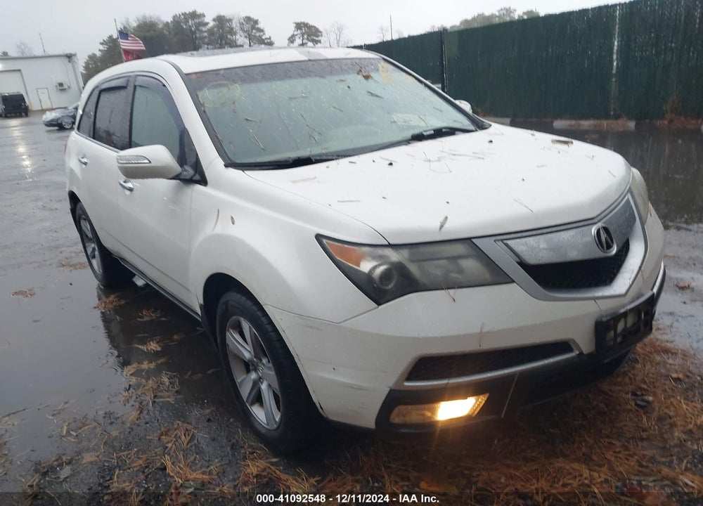 2012 ACURA MDX TECHNOLOGY PACKAGE VIN: 2HNYD2H31CH509834