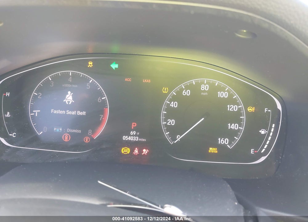 2020 HONDA ACCORD VIN: 1HGCV1F18LA048074