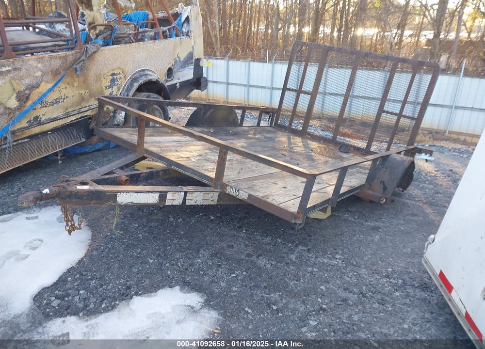1992 CURRAHEE CARGO TRAILER VIN: 4TELS10016N106344