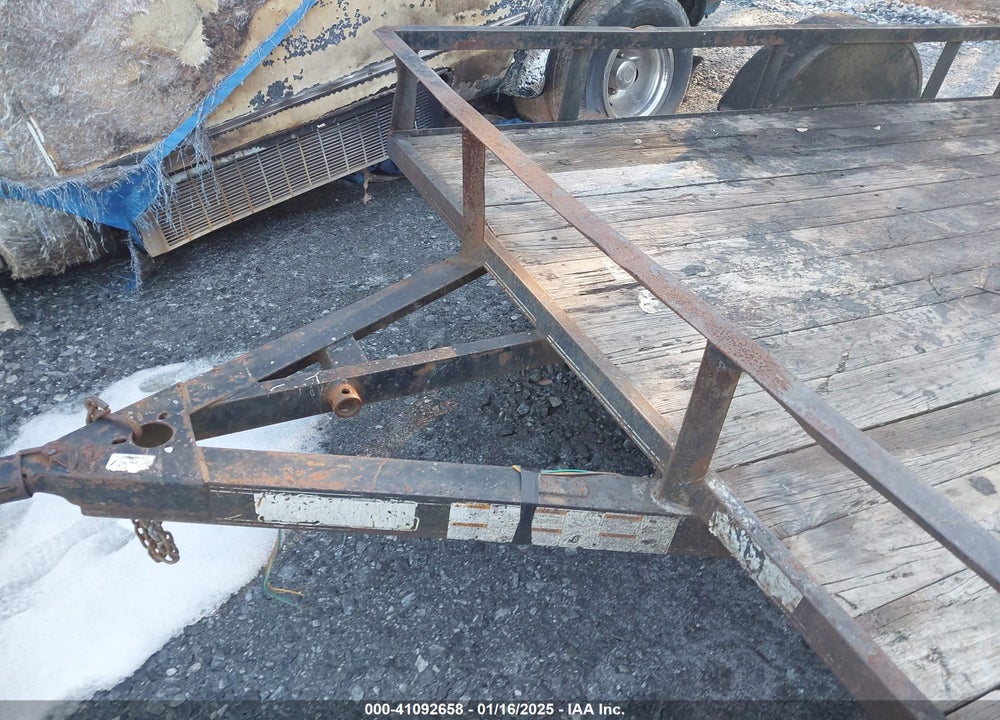 1992 CURRAHEE CARGO TRAILER VIN: 4TELS10016N106344