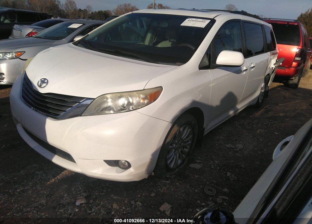 2012 TOYOTA SIENNA XLE LIMITED VIN: 5TDYK3DCXCS242122