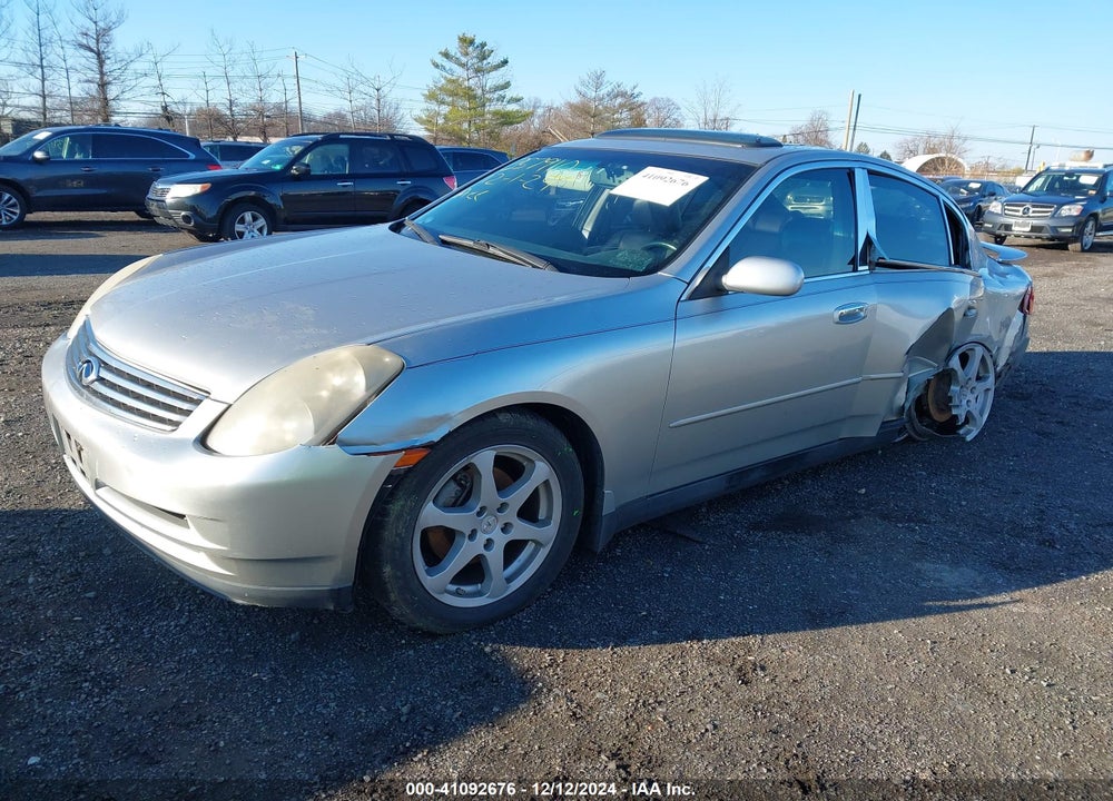 2004 INFINITI G35X VIN: JNKCV51F34M720212