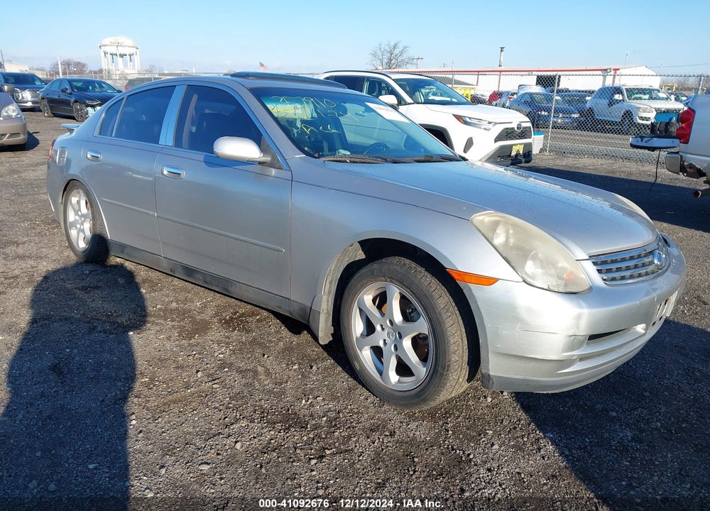 2004 INFINITI G35X VIN: JNKCV51F34M720212