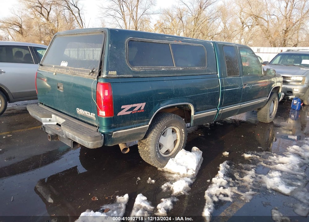 1998 CHEVROLET K1500 FLEETSIDE VIN: 2GCEK19RXW1135295