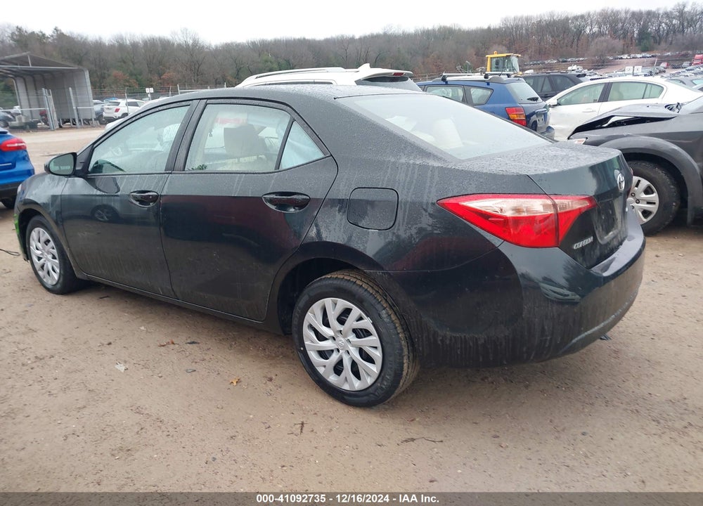 2018 TOYOTA COROLLA LE VIN: 2T1BURHE0JC076391