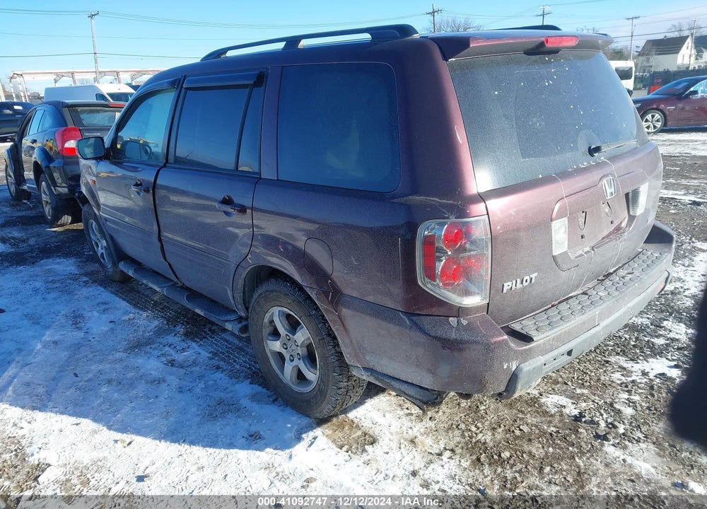 2007 HONDA PILOT EX VIN: 2HKYF18437H503792