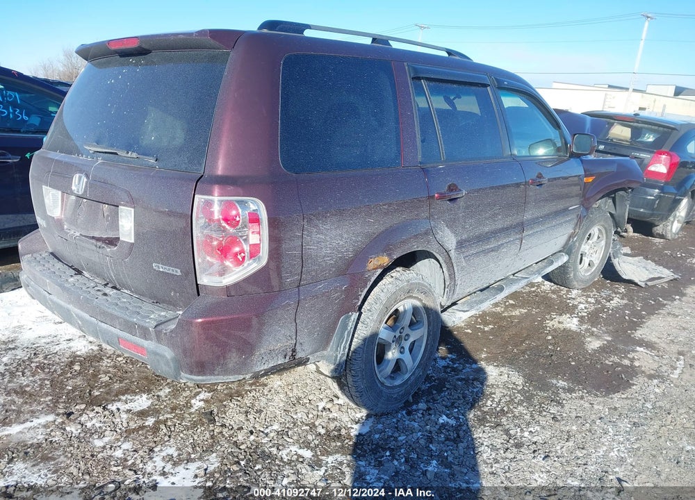 2007 HONDA PILOT EX VIN: 2HKYF18437H503792