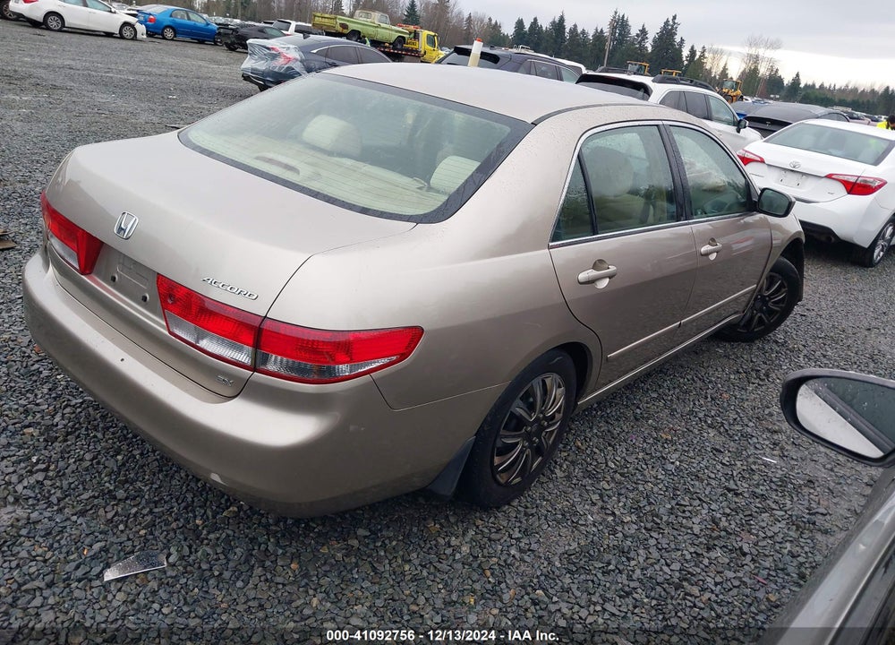 2003 HONDA ACCORD 2.4 EX VIN: JHMCM56613C087614