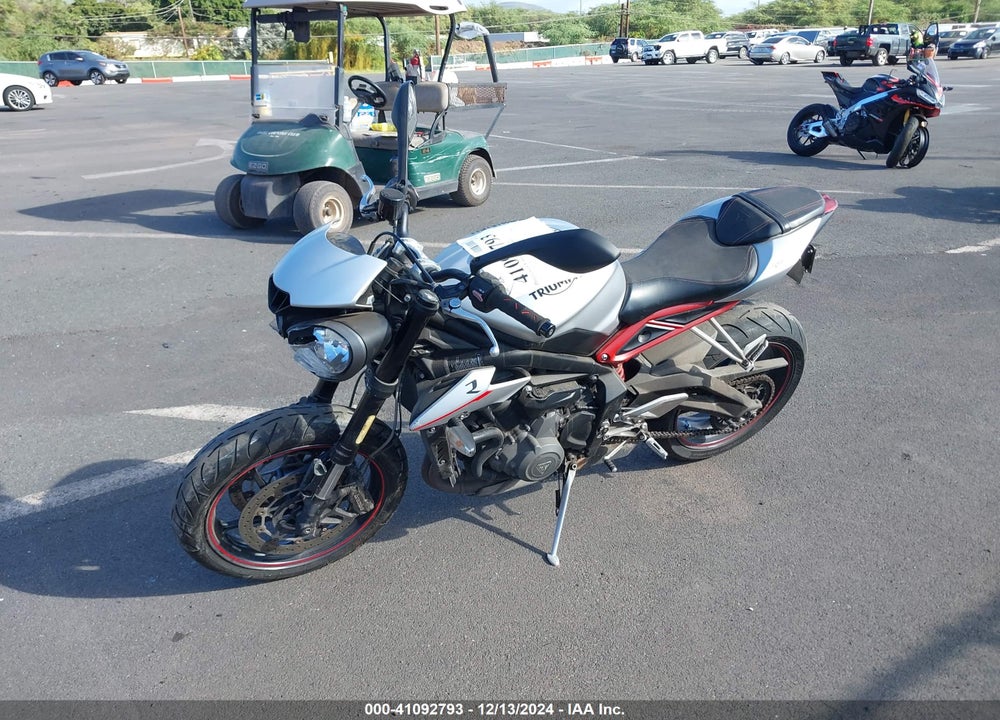 2018 TRIUMPH MOTORCYCLE STREET TRIPLE R VIN: SMTA414D3JT836575