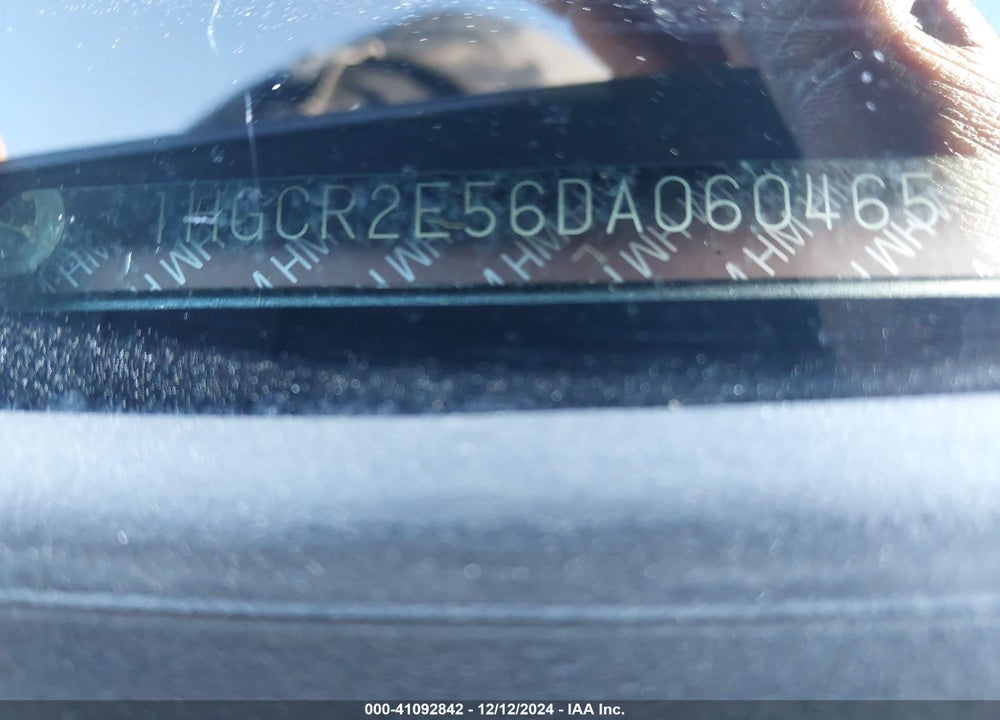 2013 HONDA ACCORD SPORT VIN: 1HGCR2E56DA060465