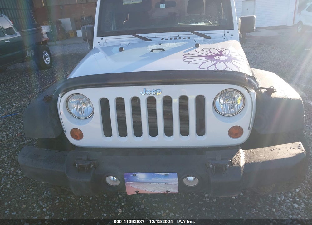 2012 JEEP WRANGLER SPORT VIN: 1C4AJWAGXCL151009