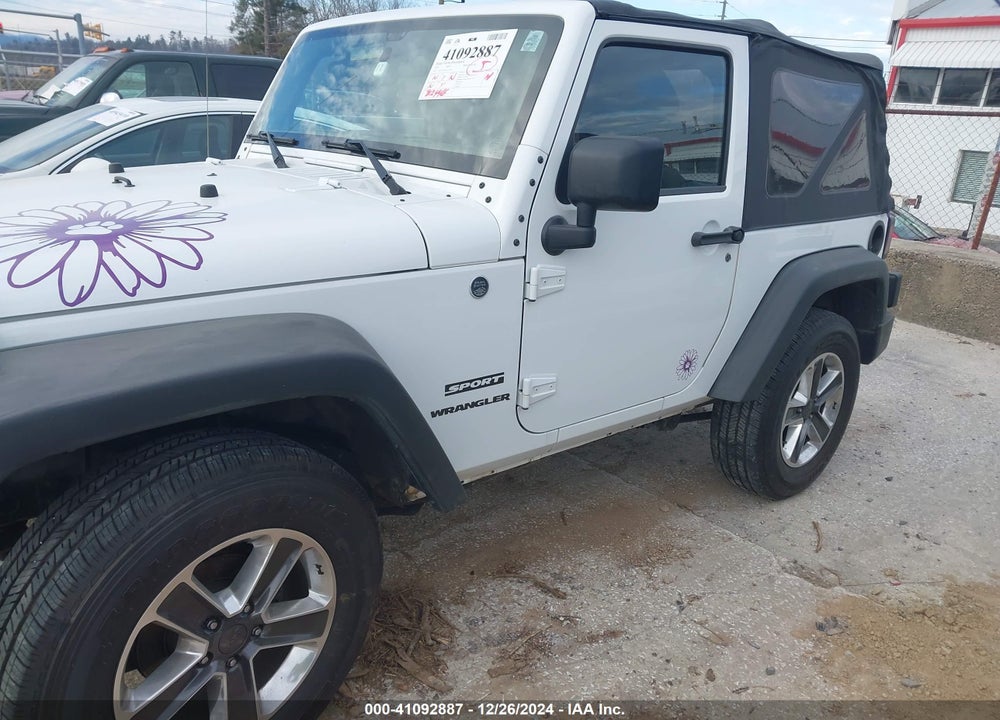 2012 JEEP WRANGLER SPORT VIN: 1C4AJWAGXCL151009