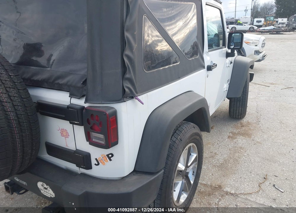 2012 JEEP WRANGLER SPORT VIN: 1C4AJWAGXCL151009