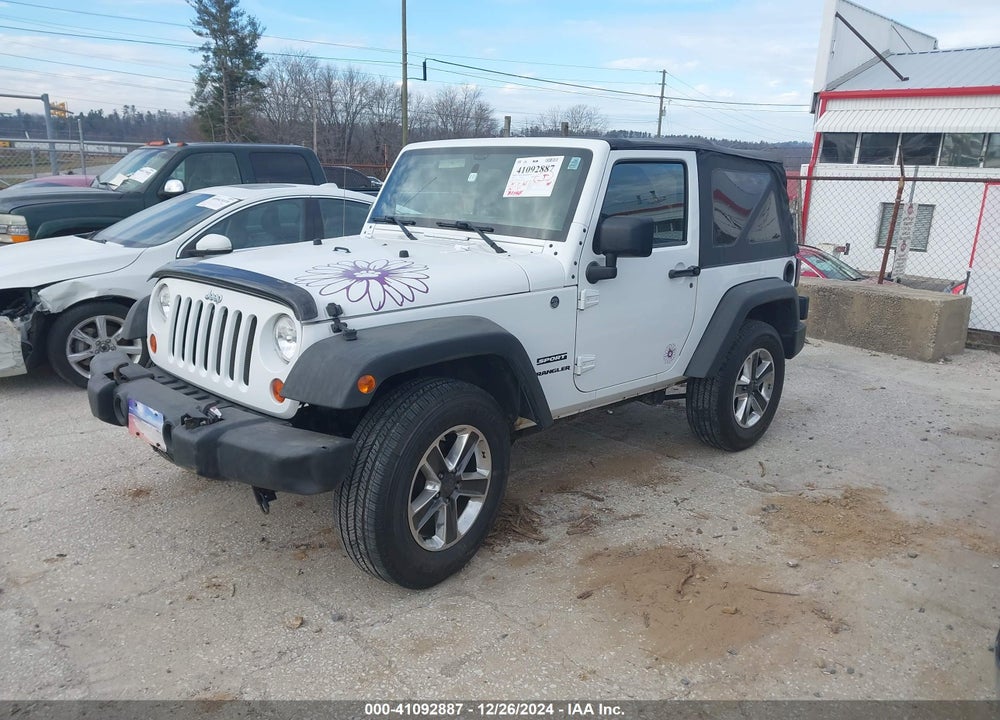 2012 JEEP WRANGLER SPORT VIN: 1C4AJWAGXCL151009