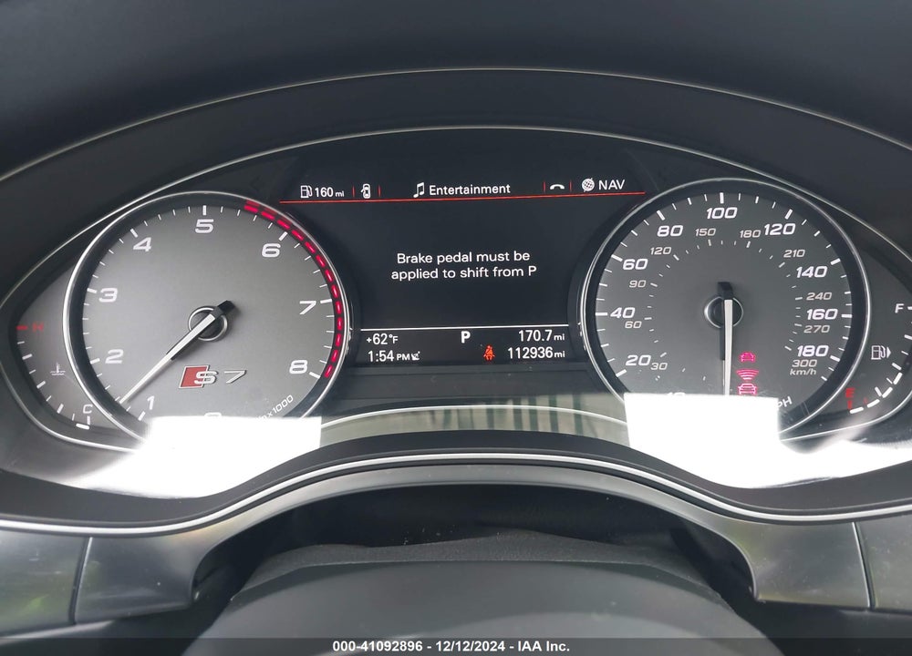 2014 AUDI S7 4.0T PRESTIGE VIN: WAUW2AFCXEN038452
