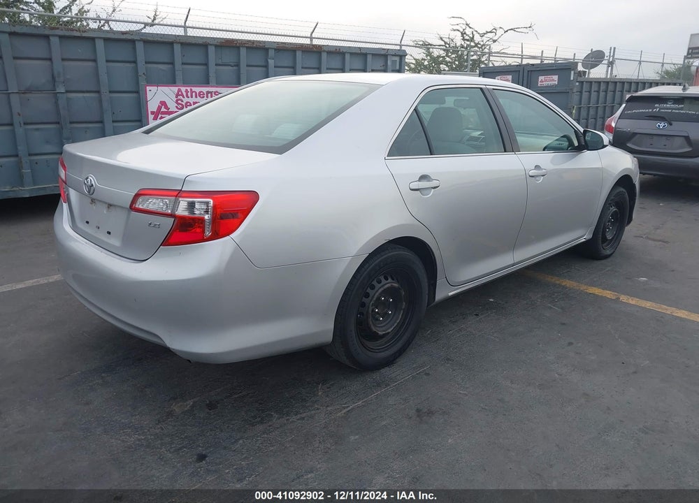 2012 TOYOTA CAMRY LE VIN: 4T4BF1FK4CR239362
