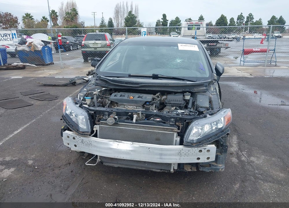 2012 HONDA CIVIC VIN: 2HGFB2F56CH586370