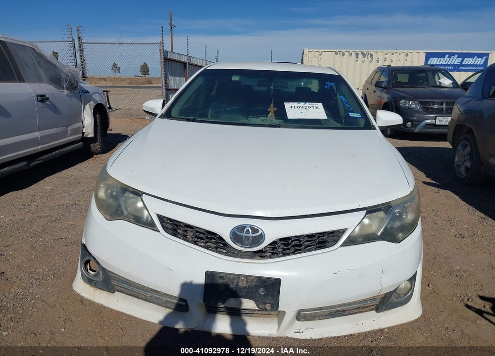 2012 TOYOTA CAMRY VIN: 4T1BF1FK0CU184287