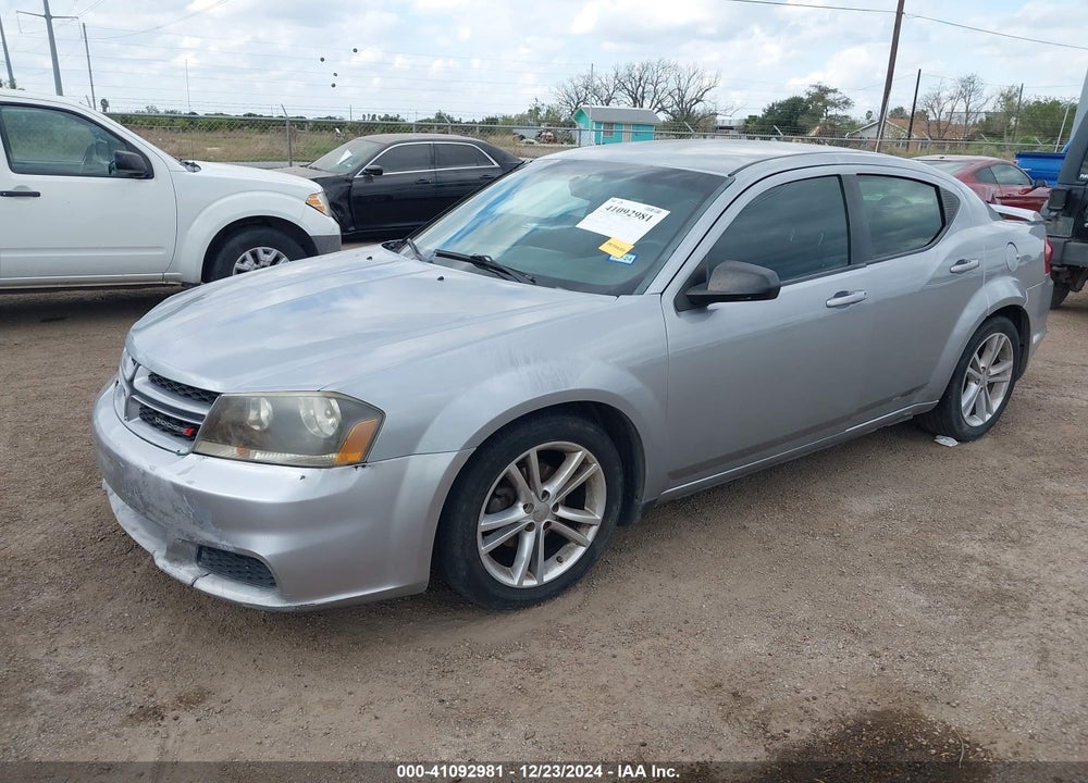 2014 DODGE AVENGER SE VIN: 1C3CDZAG2EN156069