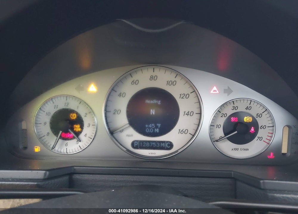 2009 MERCEDES-BENZ E 350 4MATIC VIN: WDBUF87XX9B401184
