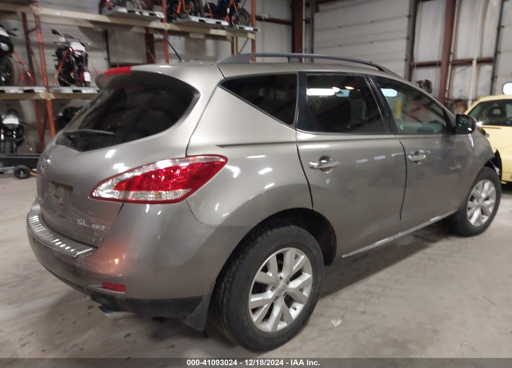 2011 NISSAN MURANO SL VIN: JN8AZ1MW0BW158373
