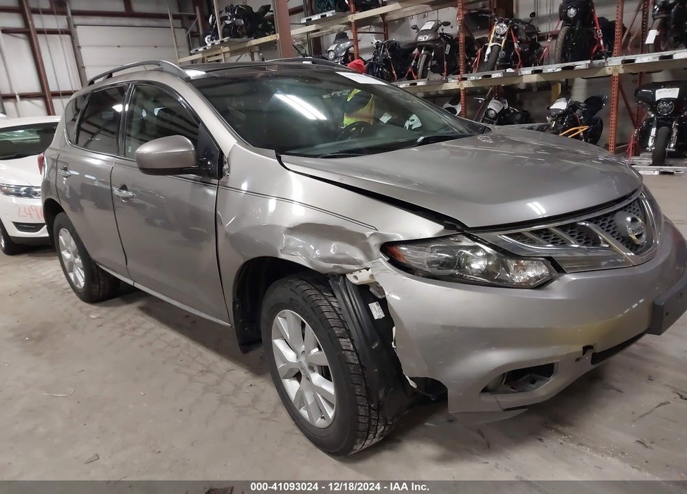 2011 NISSAN MURANO SL VIN: JN8AZ1MW0BW158373