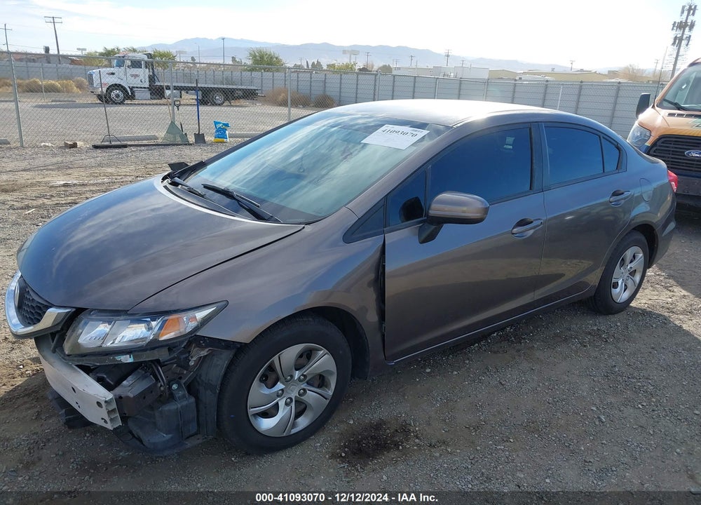 2015 HONDA CIVIC LX VIN: 19XFB2F56FE210282