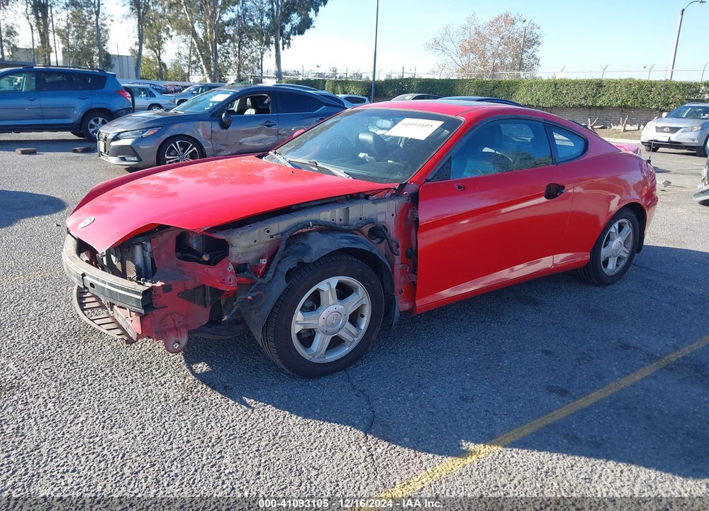 2003 HYUNDAI TIBURON GT V6 VIN: KMHHN65F73U074335