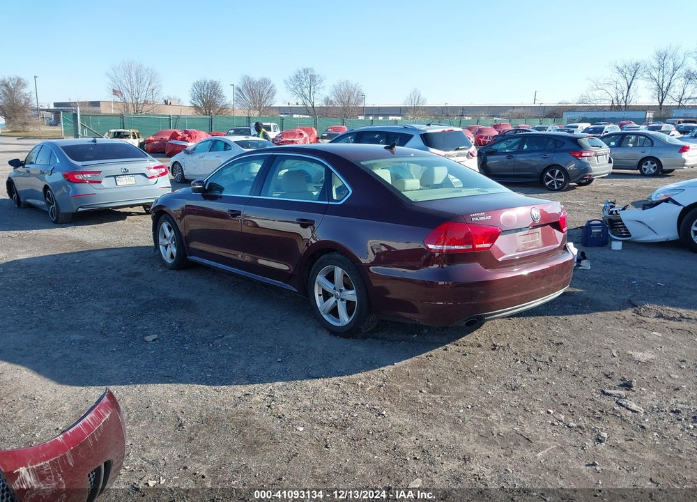 2014 VOLKSWAGEN PASSAT 1.8T SE VIN: 1VWBT7A3XEC087278