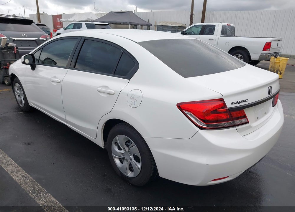 2013 HONDA CIVIC LX VIN: 19XFB2F55DE255422