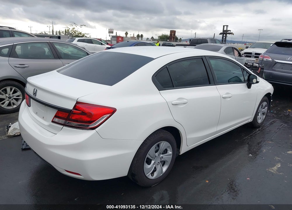 2013 HONDA CIVIC LX VIN: 19XFB2F55DE255422