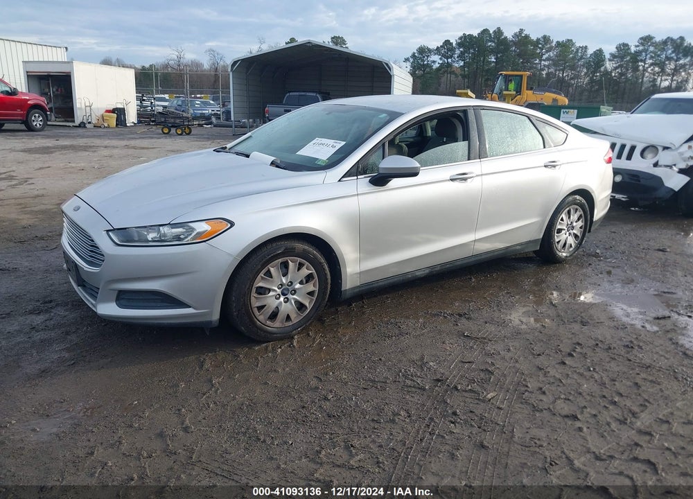 2013 FORD FUSION S VIN: 3FA6P0G77DR295568